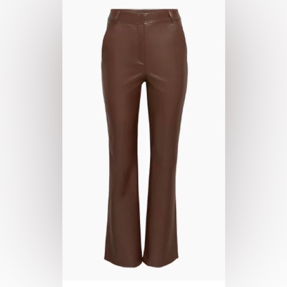 NWOT Aritzia Leather Pants🤎🤎 - Picture 1 of 1